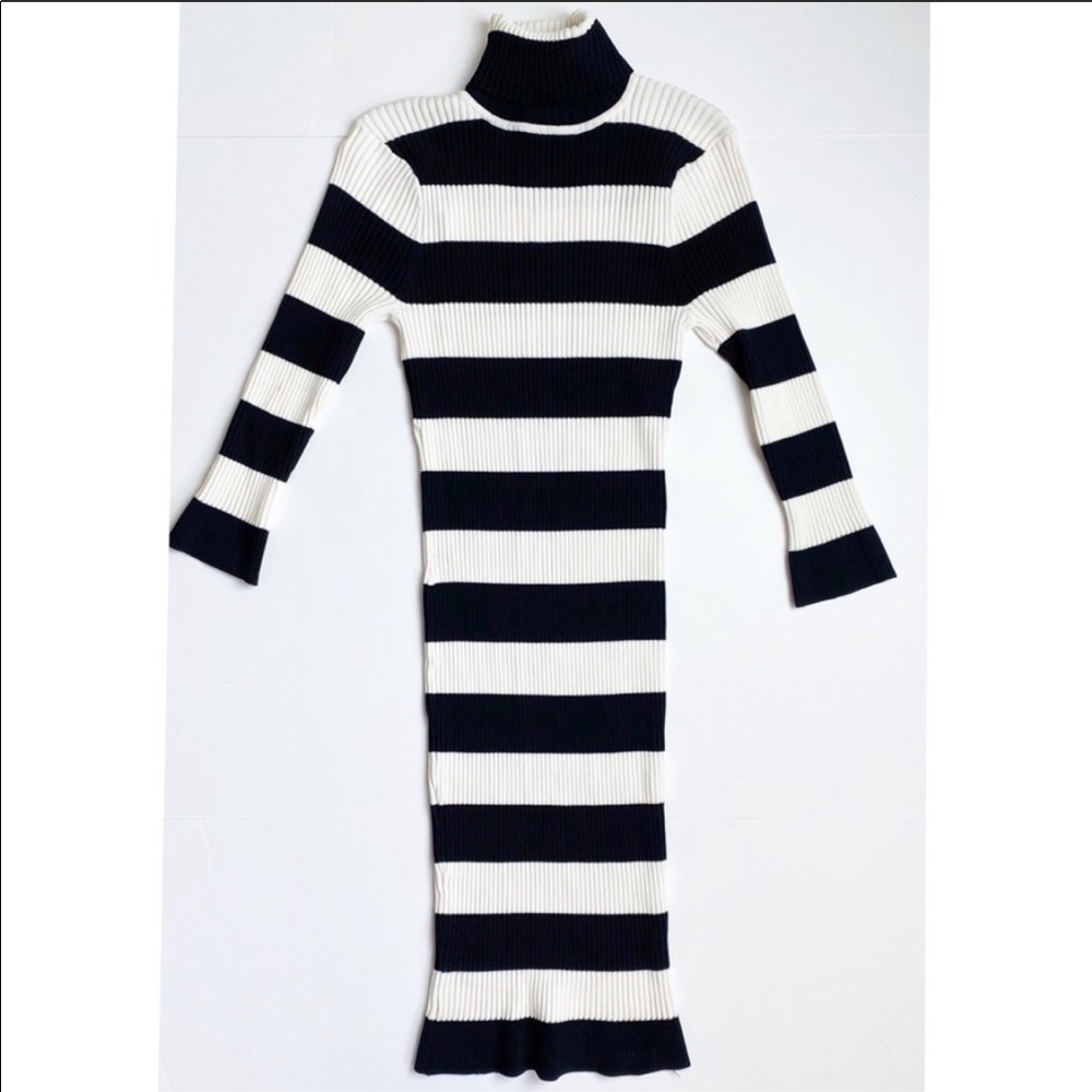 Bebe Bodycon Turtleneck Dress